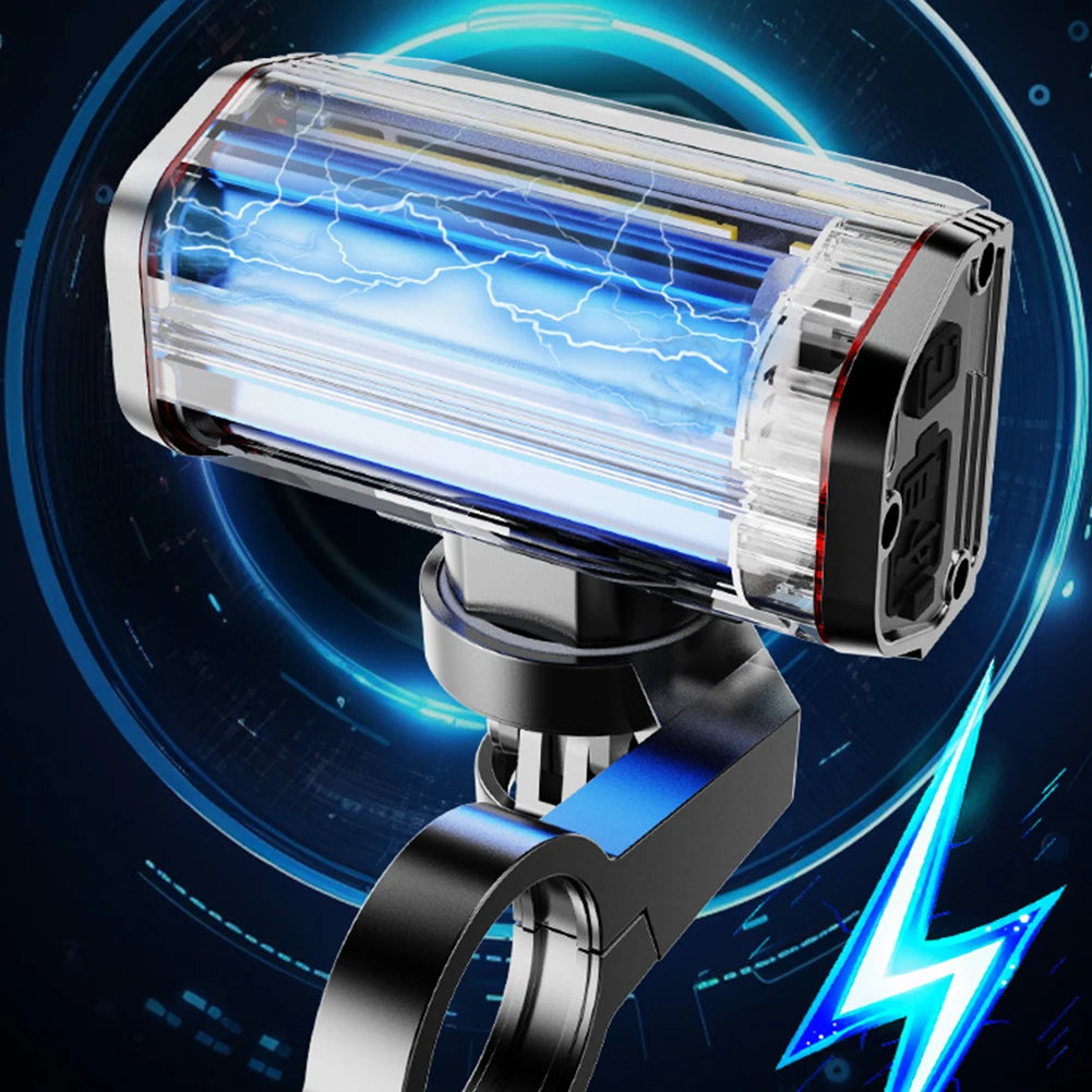 Brightness 1800LM USB Rechargeable Bike Handlebar Headlamp