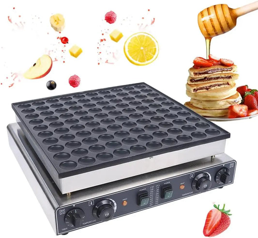 Iosn Mini Dutch Pancake Maker Waffle Iron Nonstick 110V