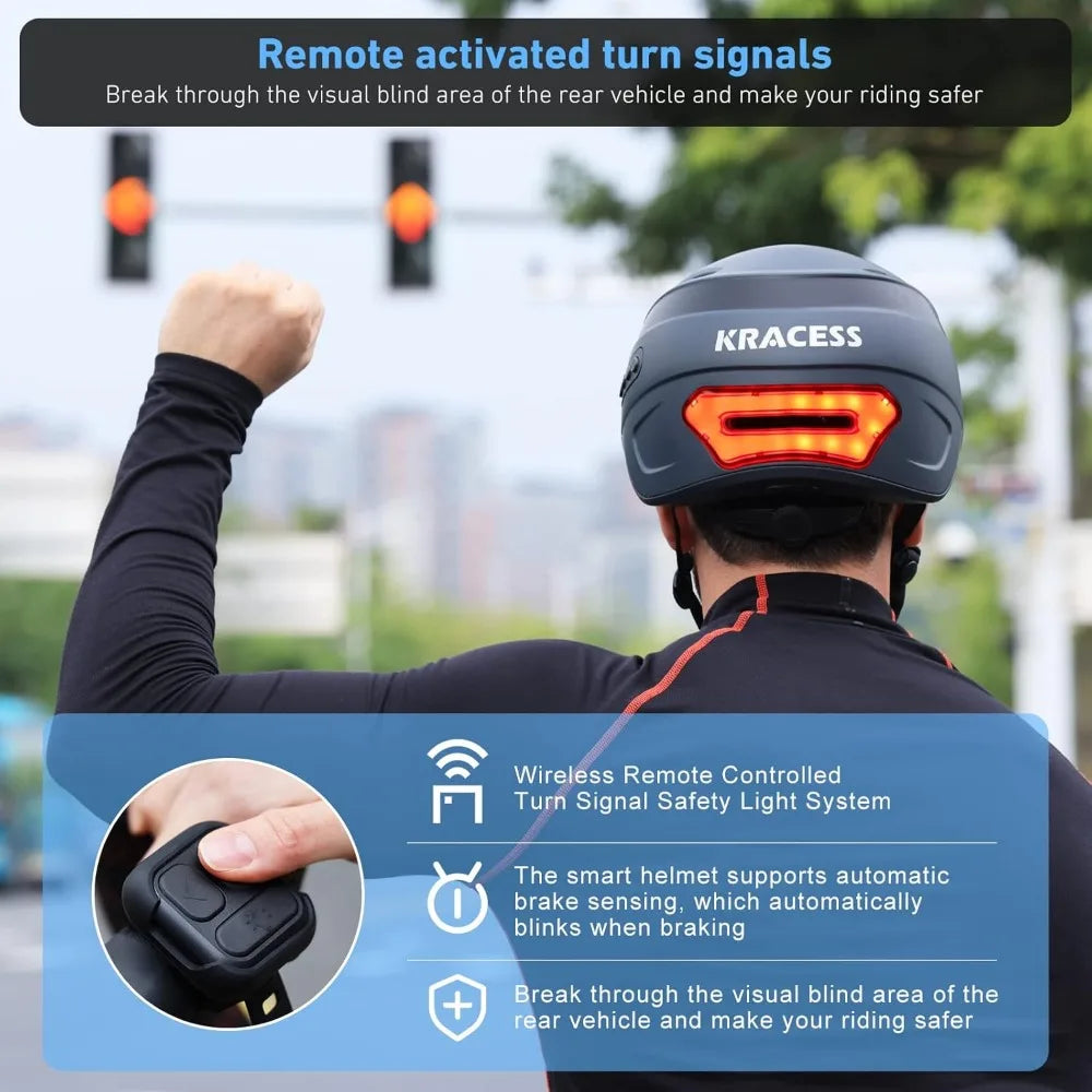Hign-concerned 1080P Action Camera Bike Helmet Bluetooth
