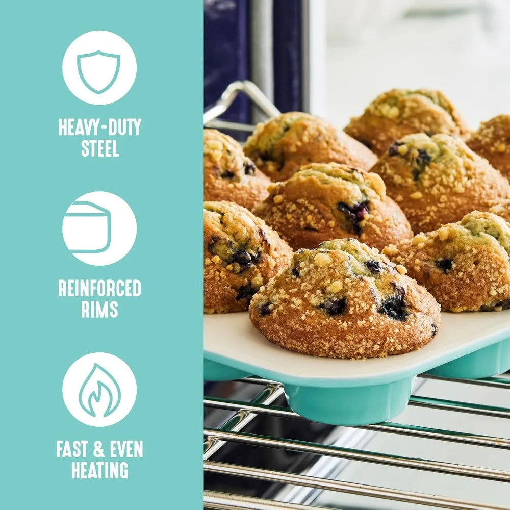 Ceramic Nonstick Bakeware Set PFAS Free Dishwasher Safe