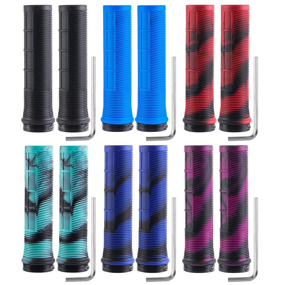 Hign-Concerned Bicycle Handle Bar Grips Shock Absorbing MTB
