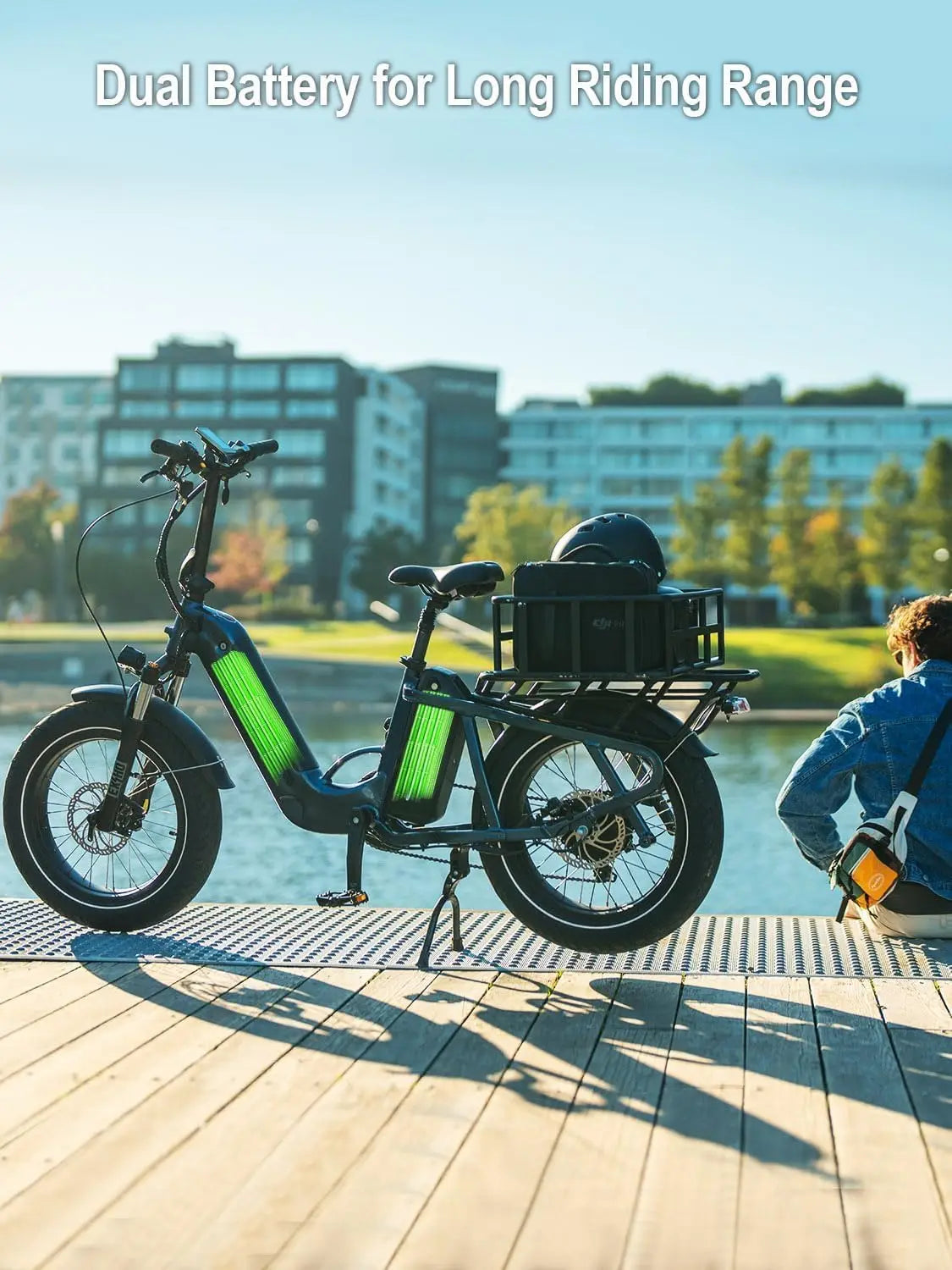 HAOQI Camel Electric Fat Tire E Bike 750W 48V Commute