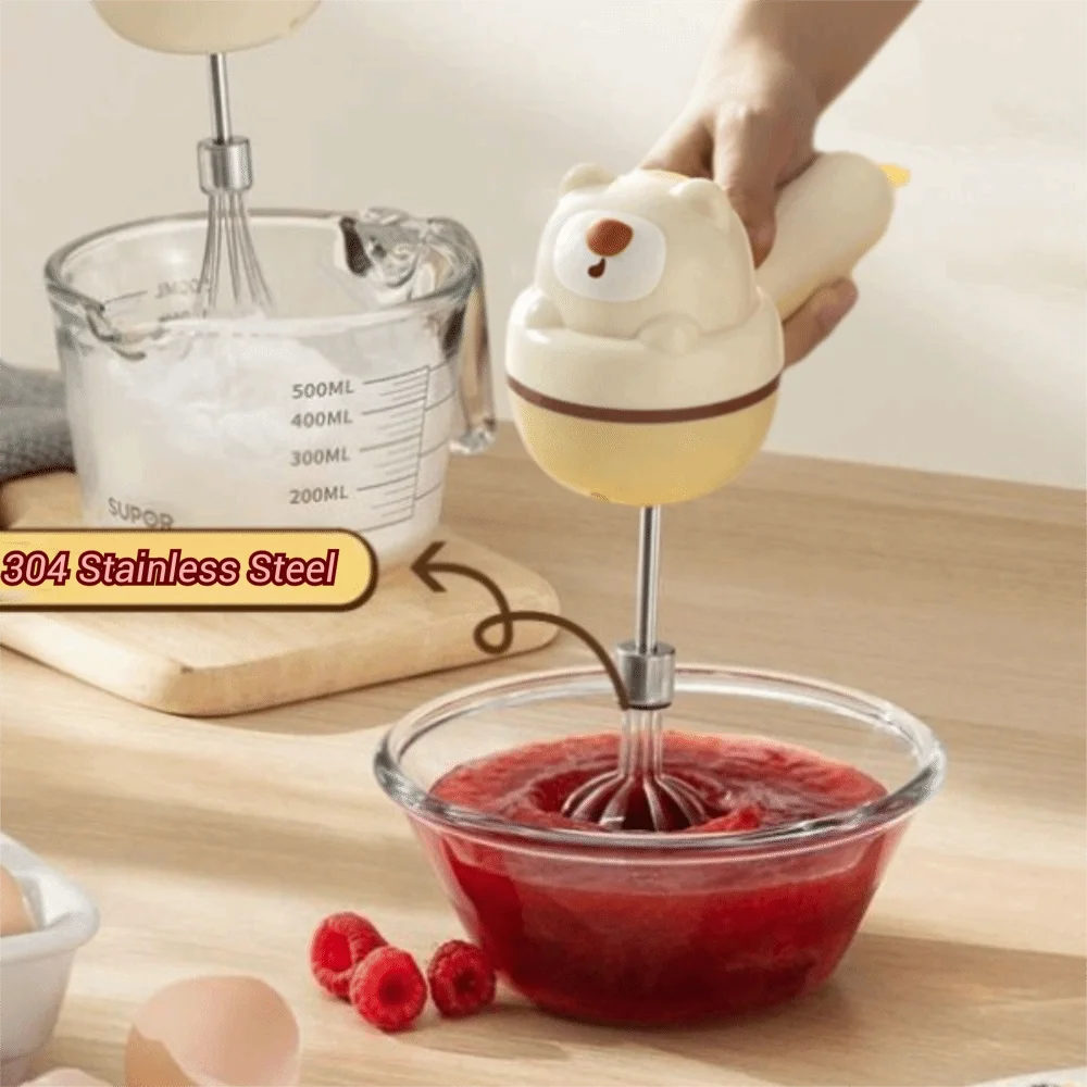 Hign Concerned Electric Egg Whisk Handheld Cordless Beater