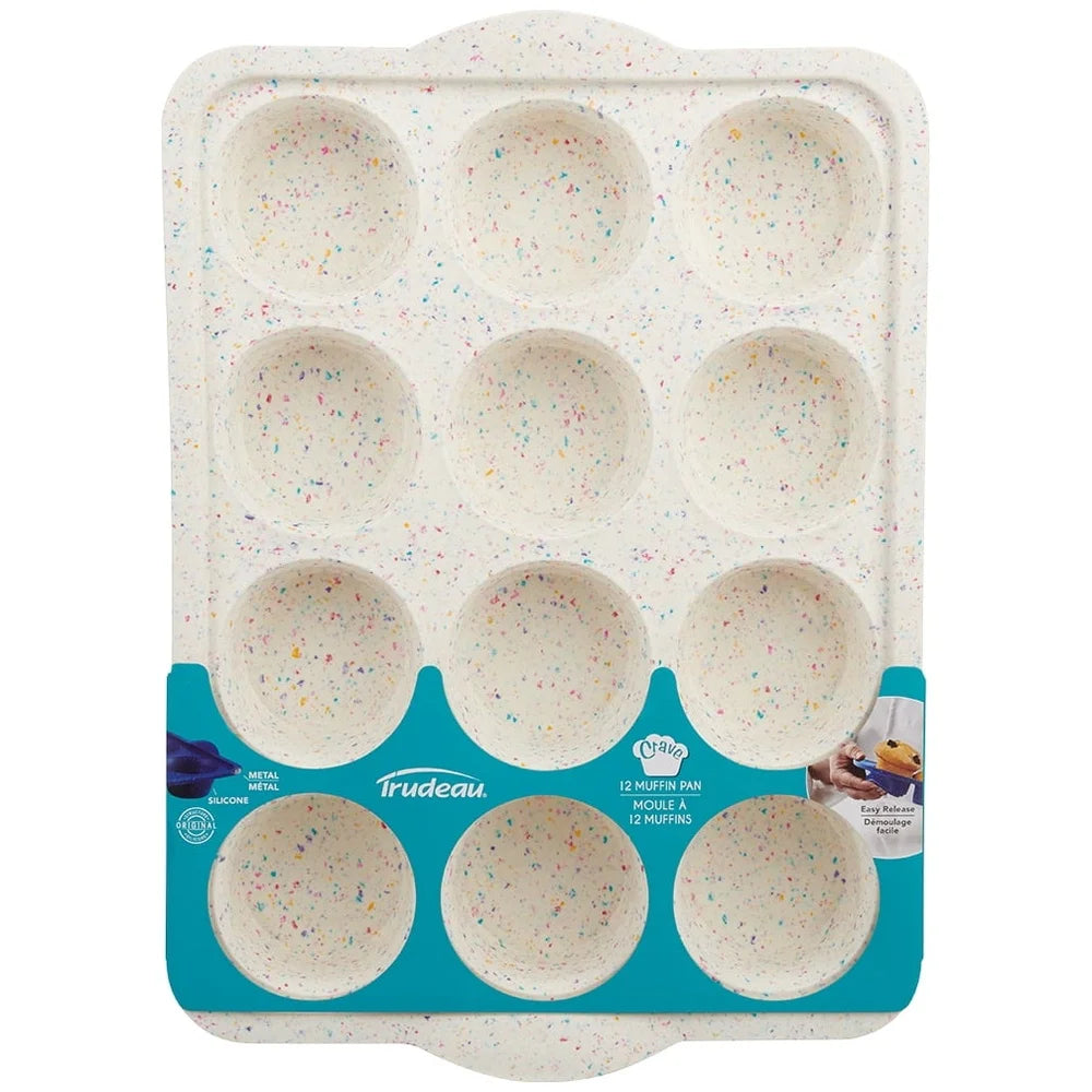 Feature Multicolor Silicone Muffin Pan Nonstick 4 Pack