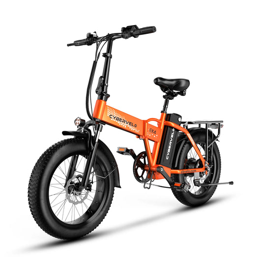 CYBERVELO 1000W Folding Electric Bike With 48V Battery