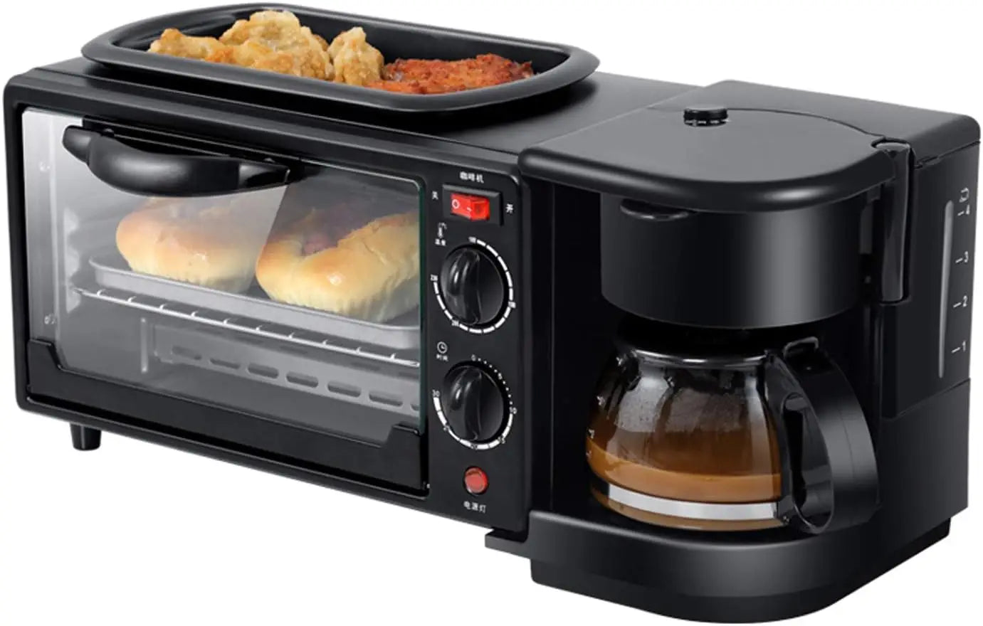Iosn 3 In 1 Breakfast Maker Oven Toaster Egg Sandwich