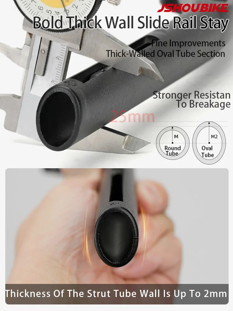JSHOU BIKE Adjustable Bicycle Kickstand Aluminium Alloy MTB