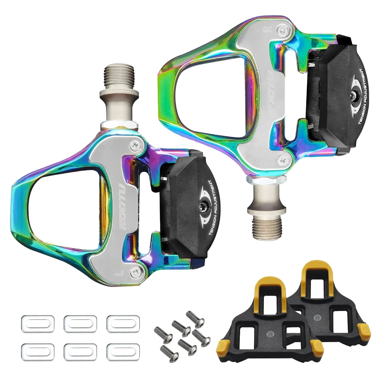Road Bike Clipless Pedals With Sealed Bearings For Shimano