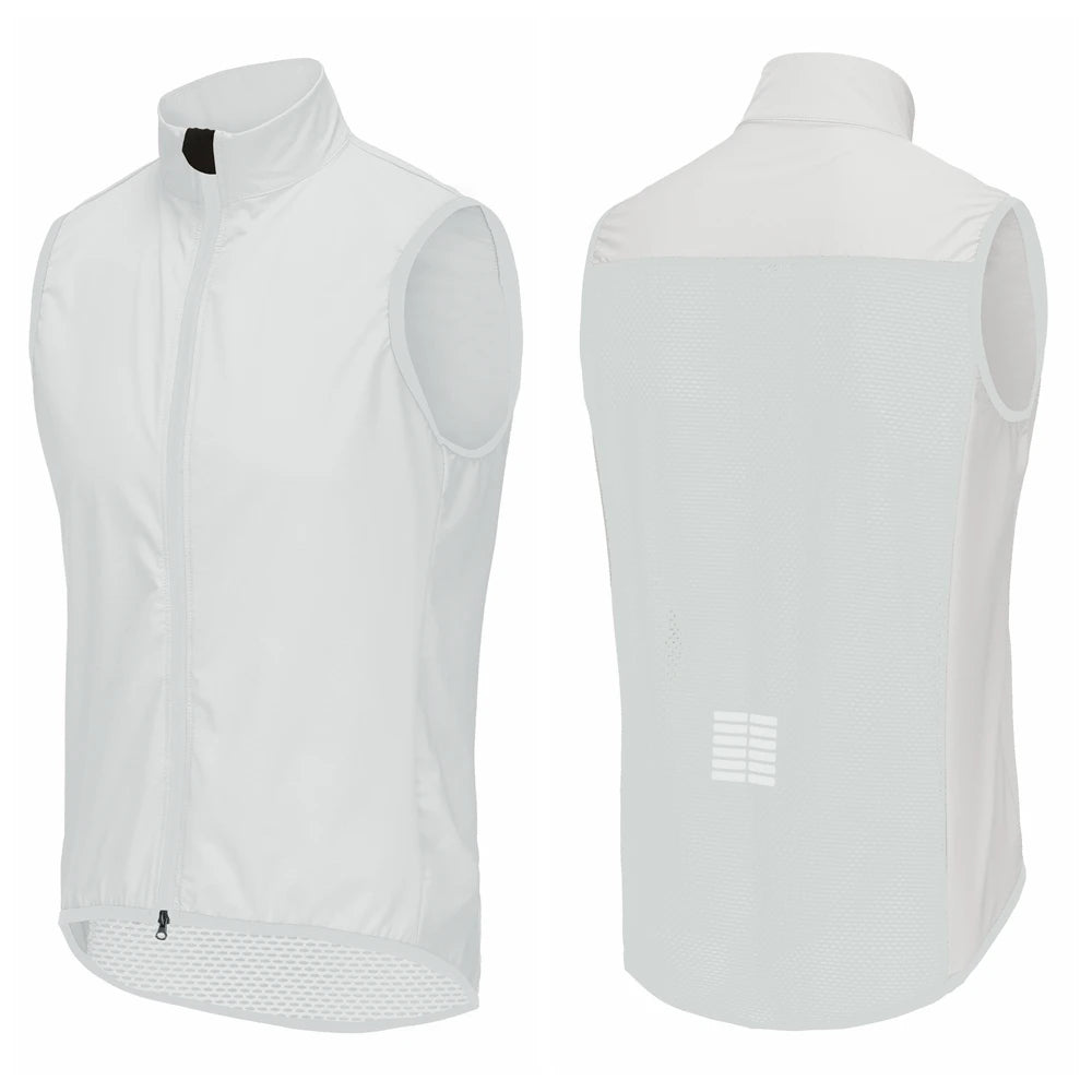 Rsantce Windproof Waterproof Cycling Vest Jacket MTB Men
