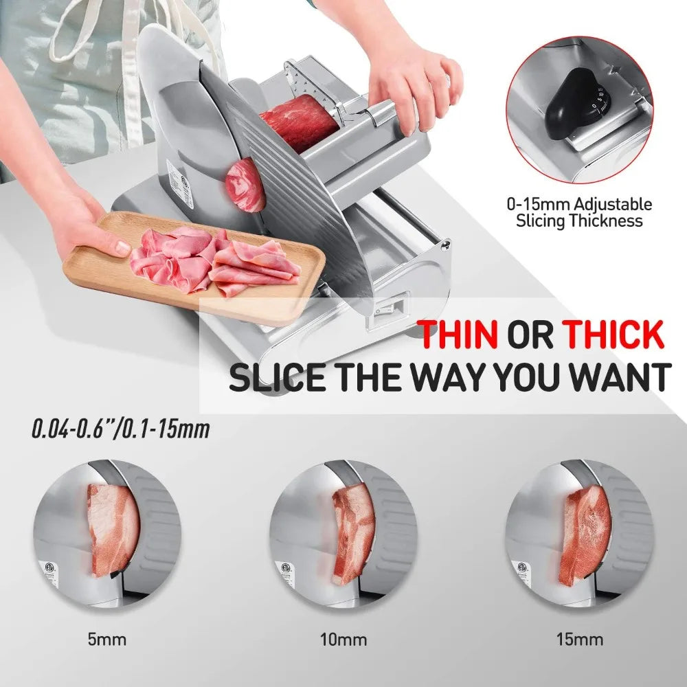 Hign-concerned Meat Slicer Electric Removable Blade Deli