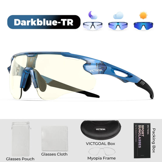 VICTGOAL Photochromic Sports Sunglasses Unisex UV400