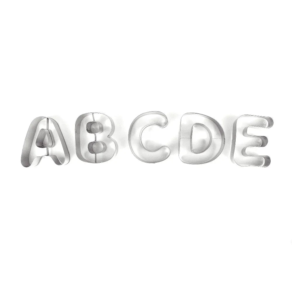 Cookie Tools Alphabet And Number Cookie Cutter Set 36 Count