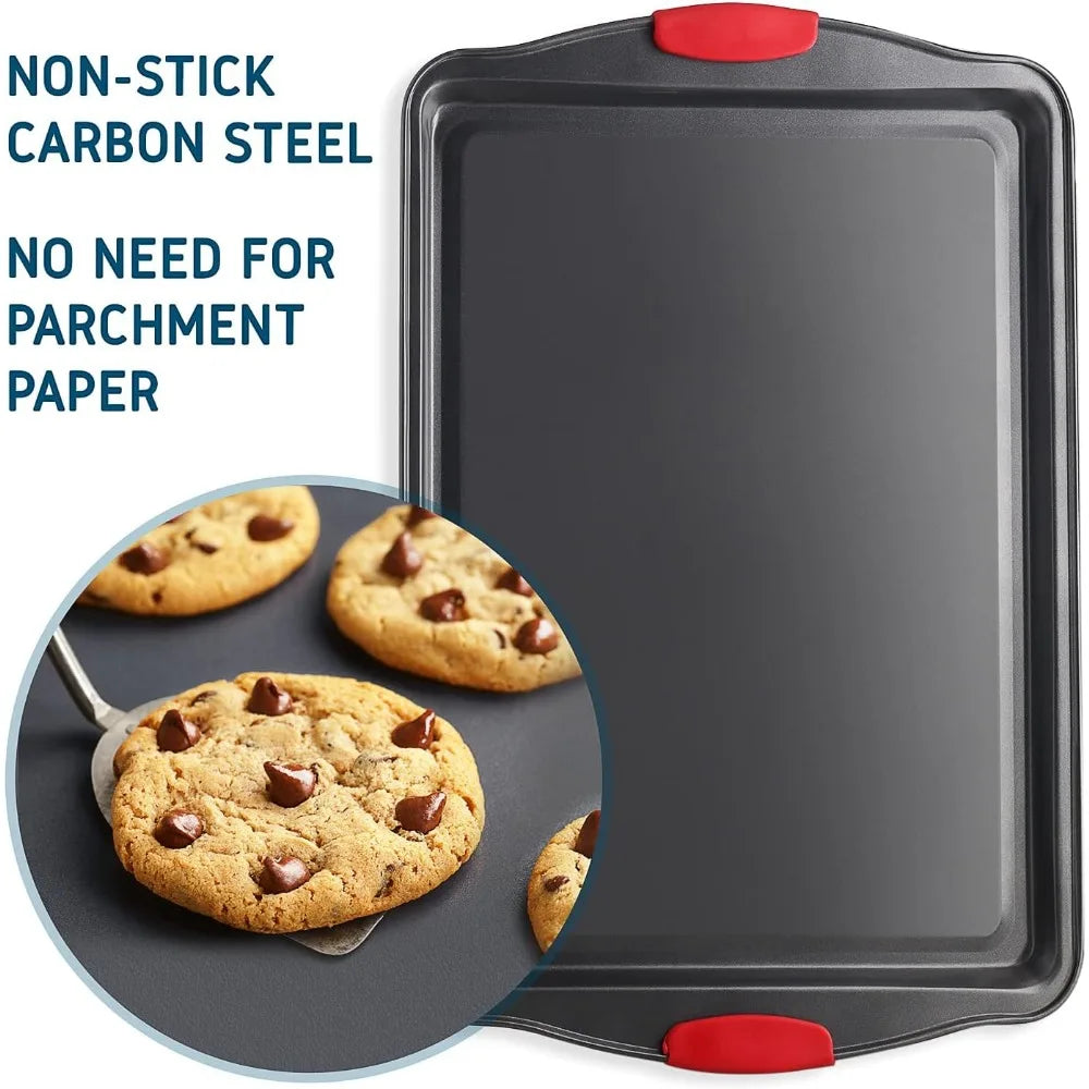 15 Piece Nonstick Bakeware Set BPA Free Steel Oven Safe