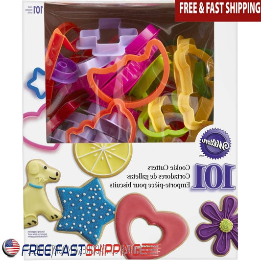 Cookie Tools 101 Piece Cookie Cutter Set Animal Shapes