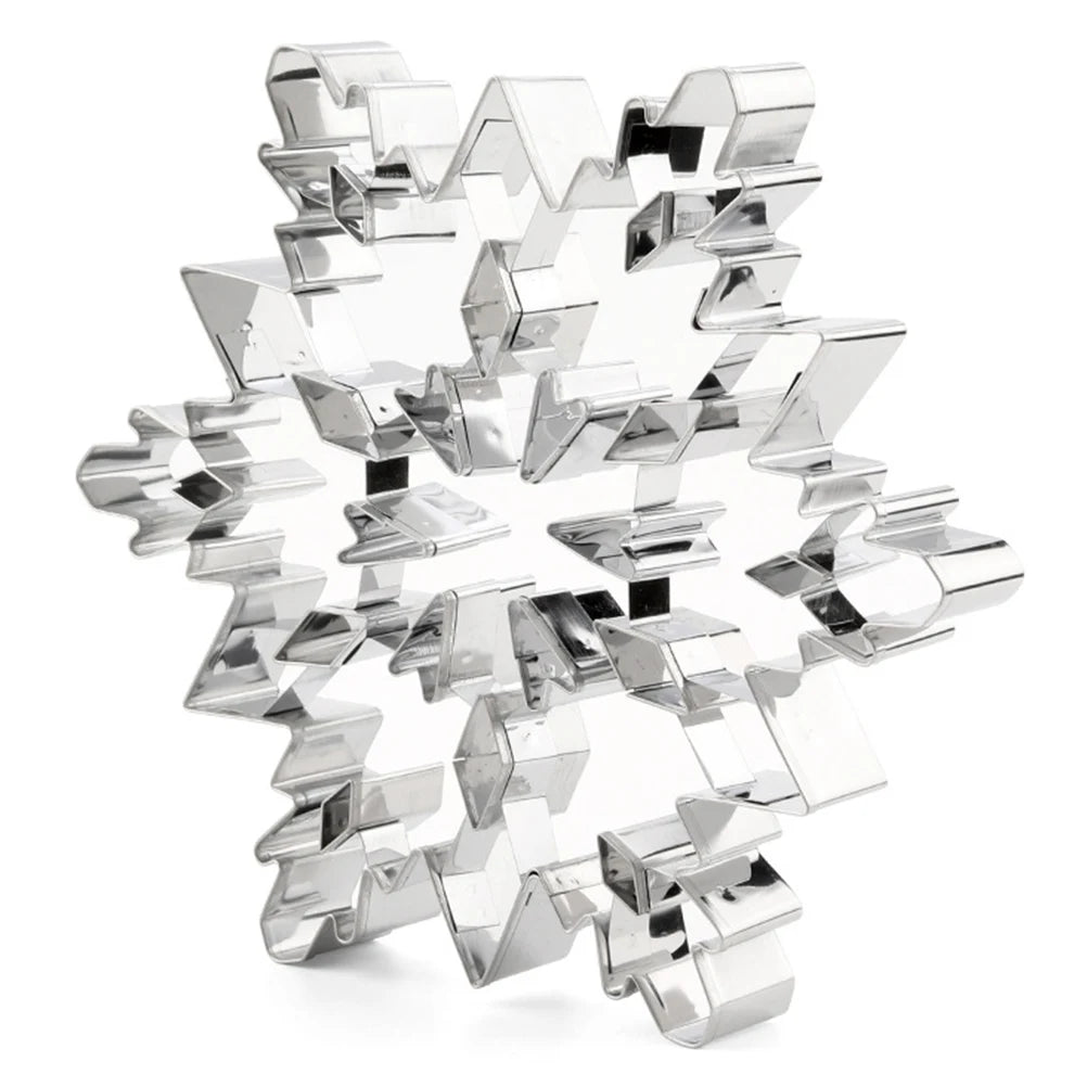 Hign Concerned ZK30 3D Snowflake Cake Mold Stainless Steel