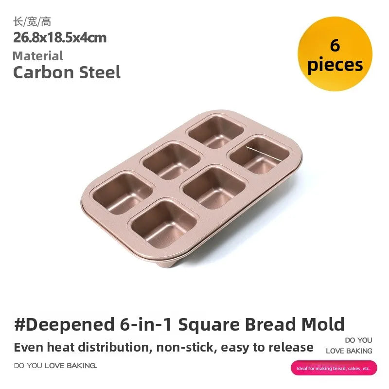 Others Cartoon Nonstick 6 Cavities Baking Mold for Oven Use