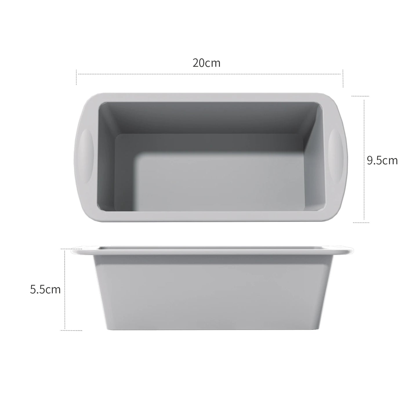 Choice Silicone Baking Molds Nonstick Rectangle Pans Set