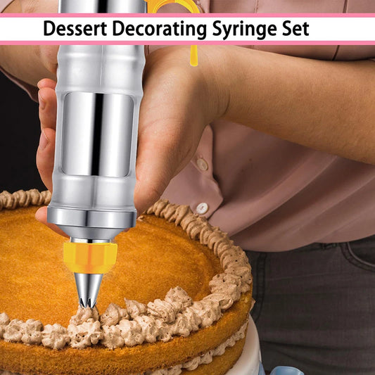 Cake Tools Decorating Syringe Set Frosting Piping Gun