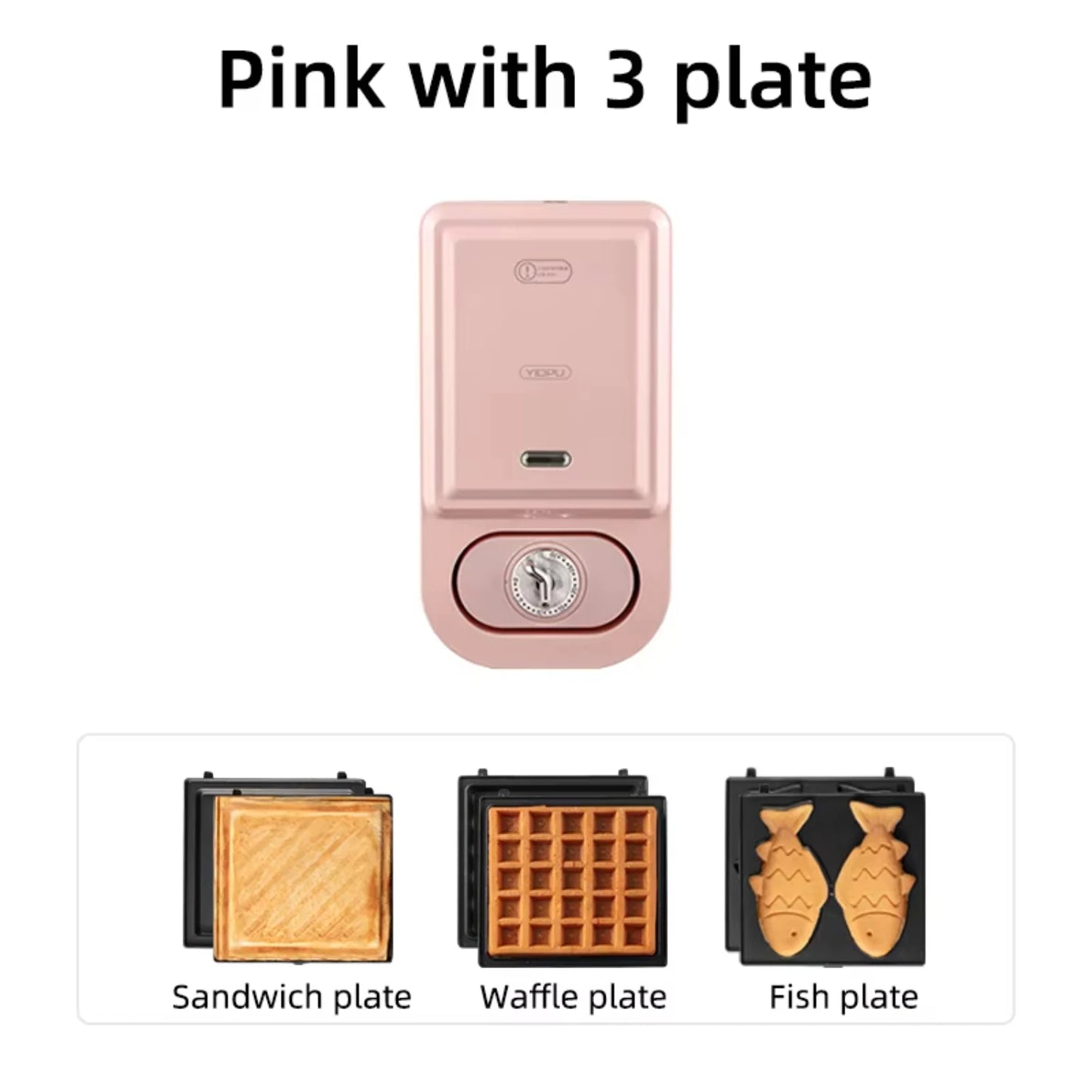 220V  Sandwich Maker Timed Multifunction Waffle Maker Cake Toaster Baking takoyaki Pancake Sandwichera Breakfast Machine