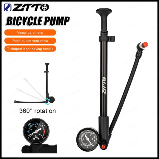Hign-concerned Bicycle Pump Gauge 300 PSI Schrader Presta