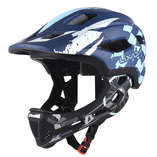 Hign-Concerned Kids Cycling Helmet Detachable Full Face