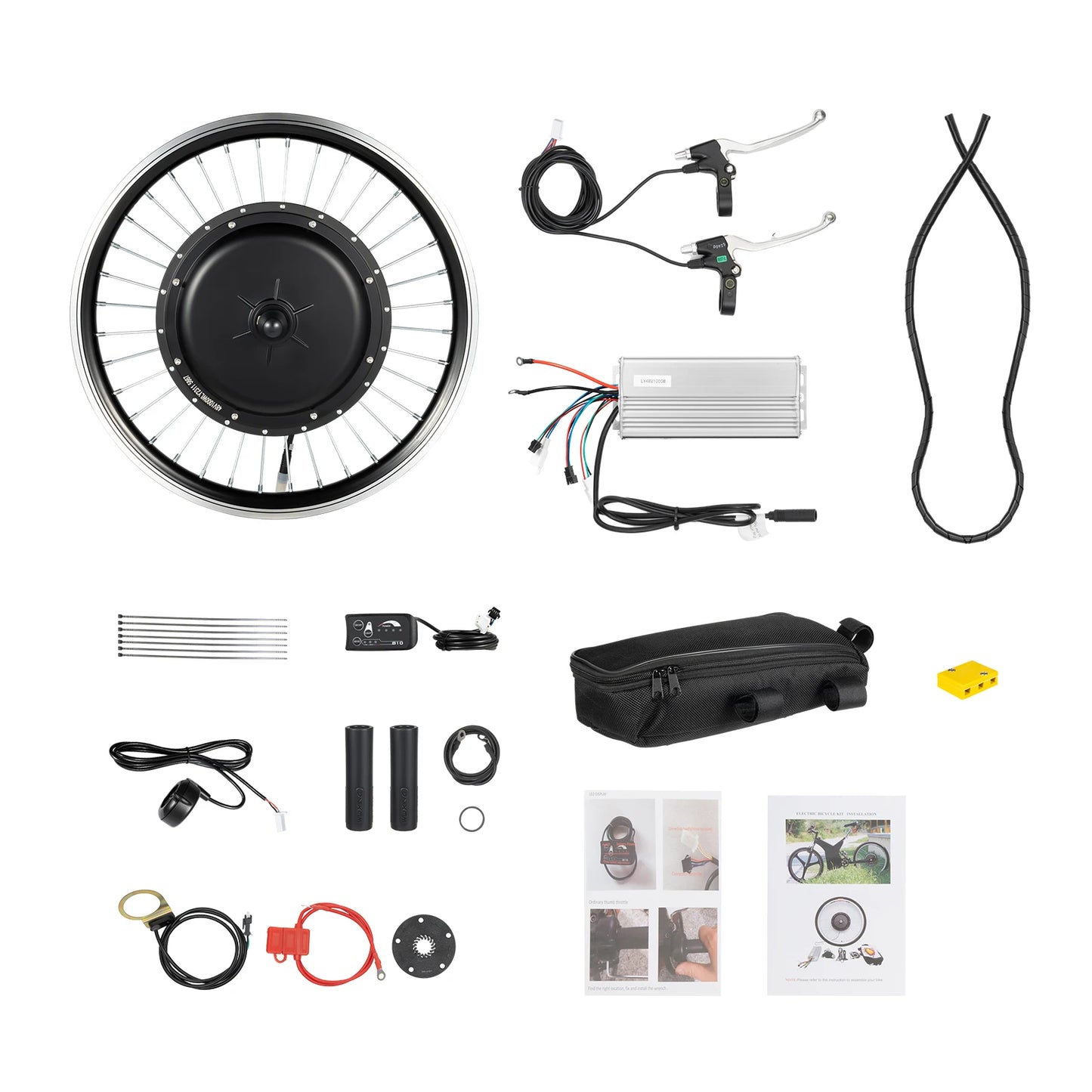 Hign-concerned 48V 1000W Front Wheel E Bike Conversion Kit
