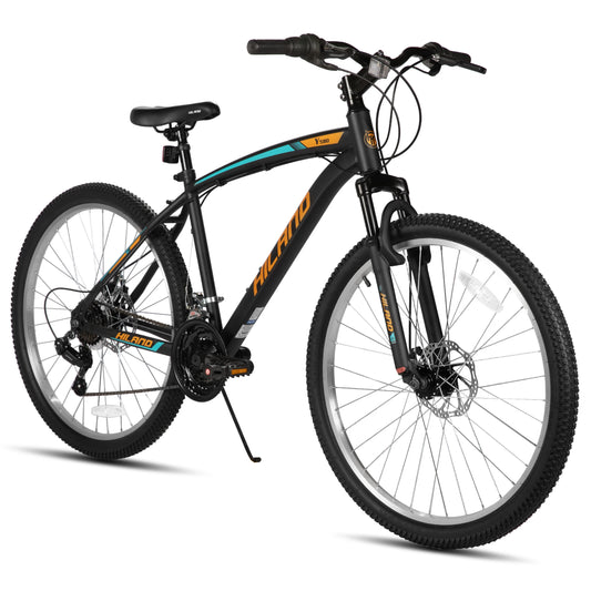 Hiland Hardtail Mountain Bicycle 18 Speed Dual Disc Brakes
