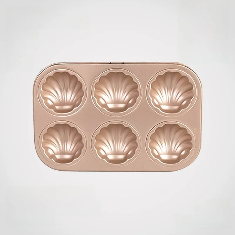 Others Cartoon Nonstick 6 Cavities Baking Mold for Oven Use