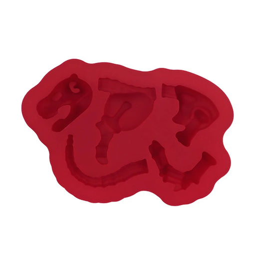 Cake Tools Dinosaur Silicone Mold Dino Fossil Skeleton