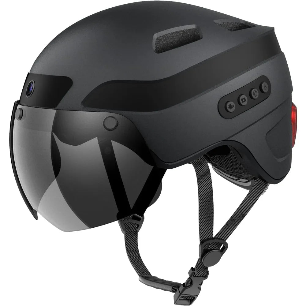 Hign-concerned 1080P Action Camera Bike Helmet Bluetooth