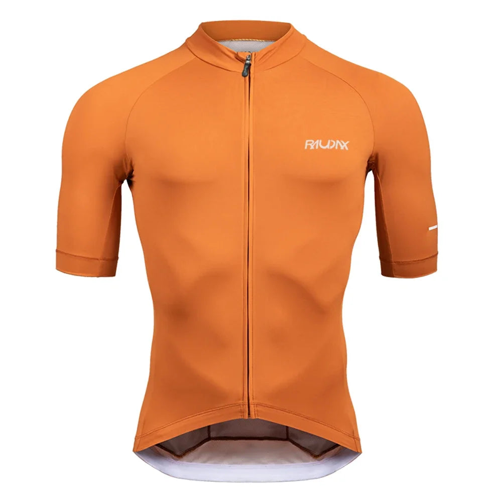 Raudax Cycling Jersey Unisex Short Sleeve Breathable Fabric