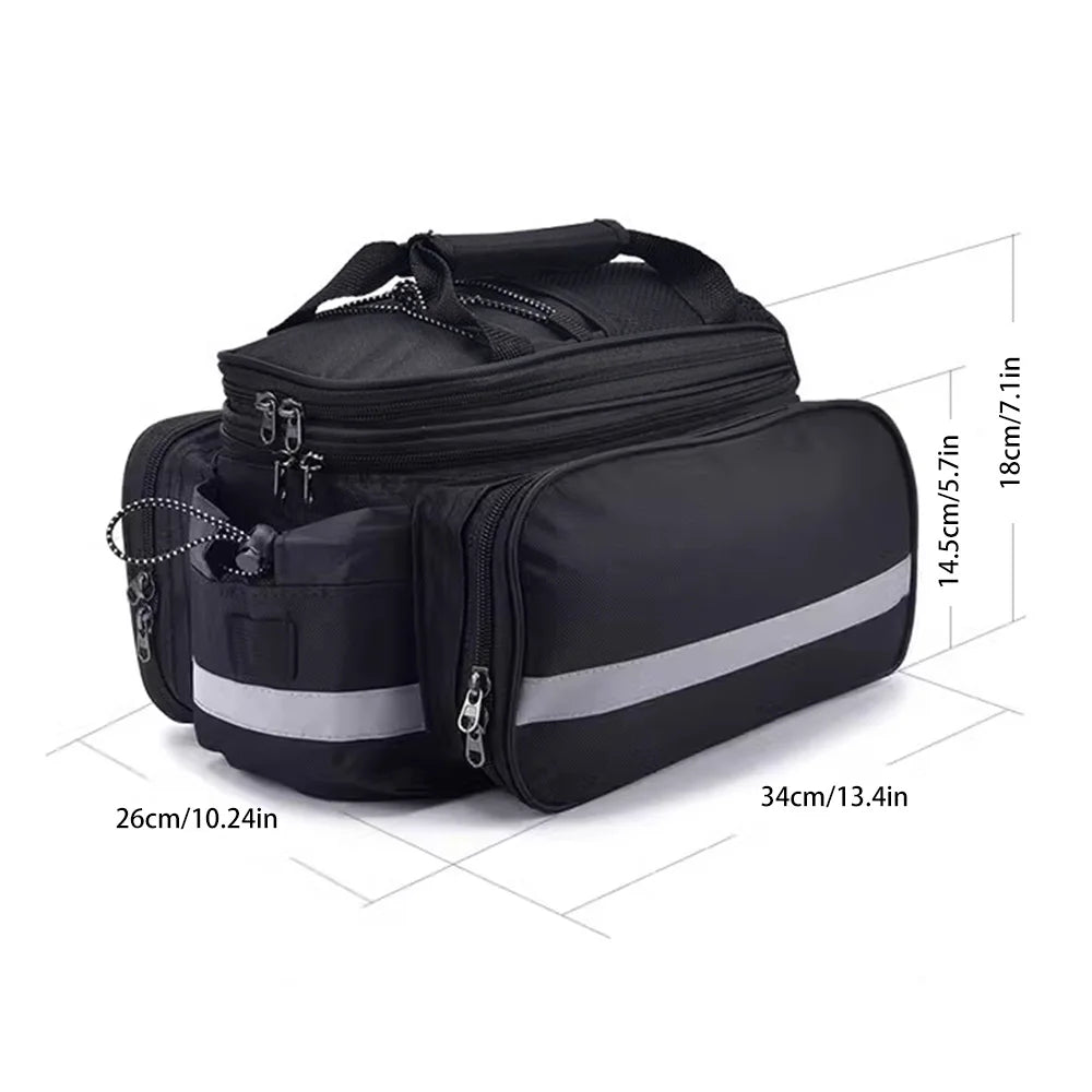 Hign Concerned Bicycle Bag Saddle Trunk Rack Bag Capacity