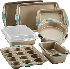 Cucina Nonstick Bakeware Set With Grips Bread Pan Cake Pan