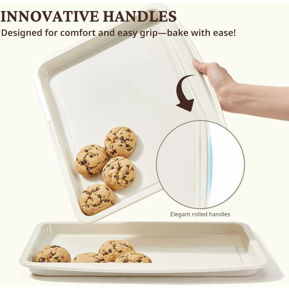 Stackable Bakeware Set 9 Piece Nonstick Pans With Donut Pan