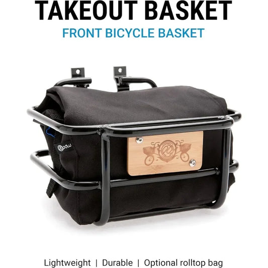 YTYIN Front Bicycle Basket For Handlebars Attachment
