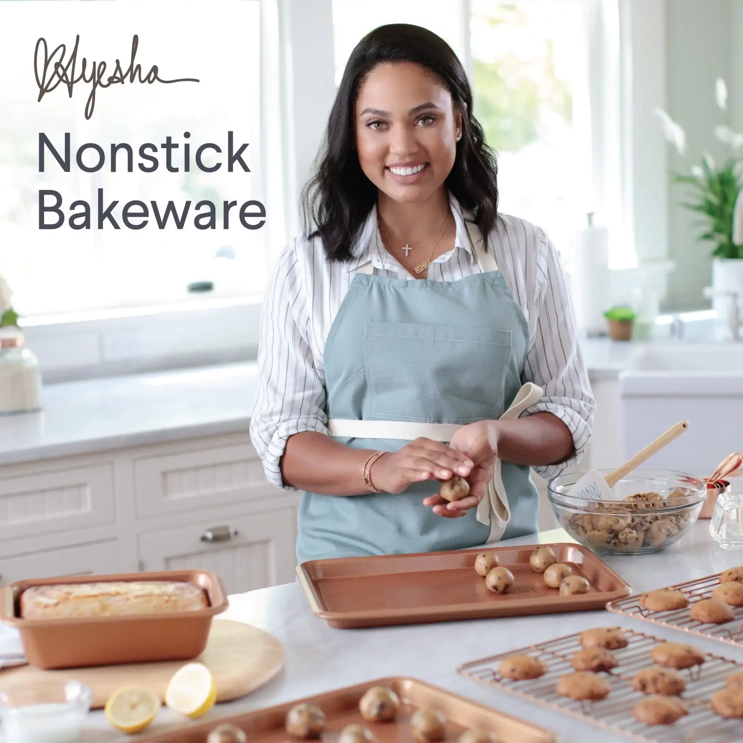 Hign-Concerned Ayesha 4-Piece Toaster Oven Bakeware Set
