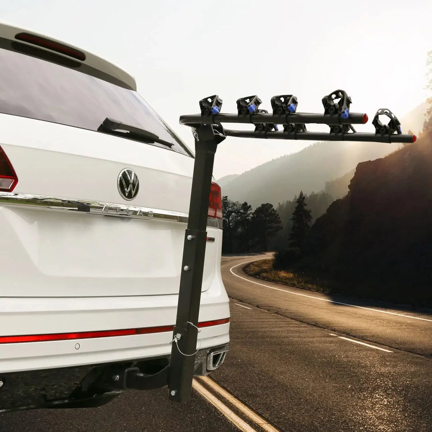 Foldable Hitch Mount Bike Rack For Cars And SUVs Durable
