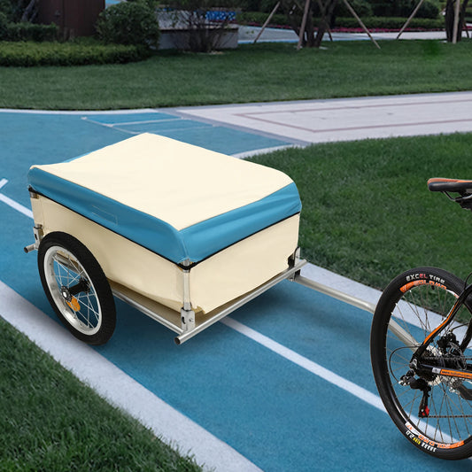 Hign-concerned Bicycle Trailer With Reflectors And Storage