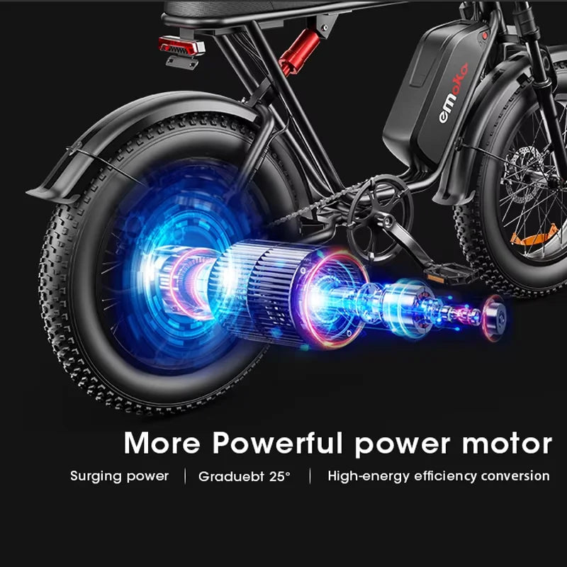 C91 2000W Dual Motor Ebike With Removable Battery Off Road