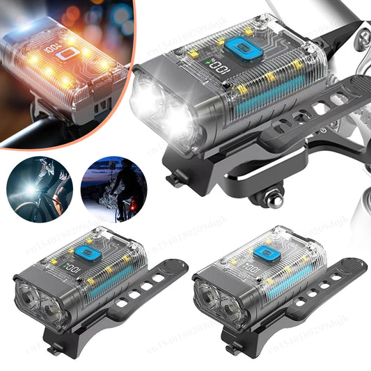 Hign-concerned LED Bicycle Front Light Rechargeable IPX4