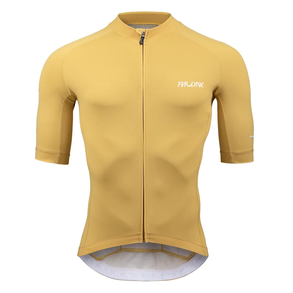 Raudax Cycling Jersey Unisex Short Sleeve Breathable Fabric