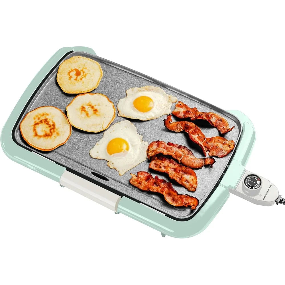 XMSJ Griddle Nonstick Surface With Adjustable Thermostat