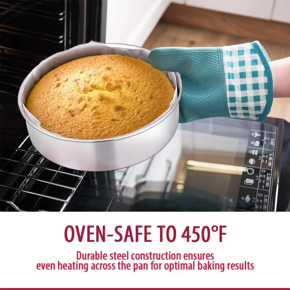 E-Far Stainless Steel Bakeware Set With Cake Pans Everyday