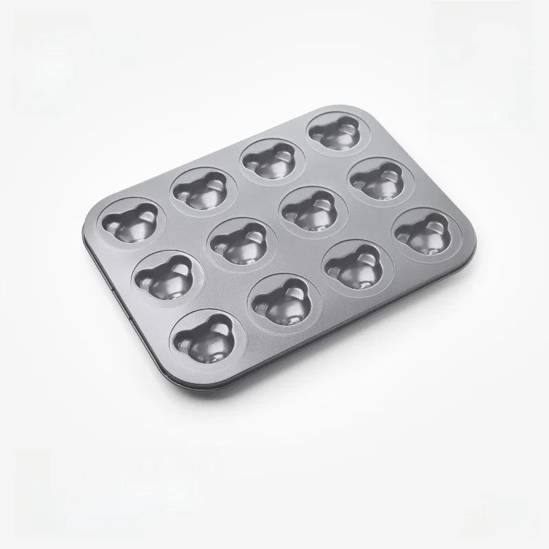 Others Cartoon Nonstick 6 Cavities Baking Mold for Oven Use