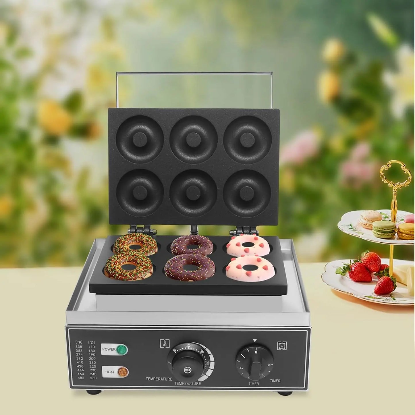 Iosn Donut Maker Machine Pancake Double Sided Heating