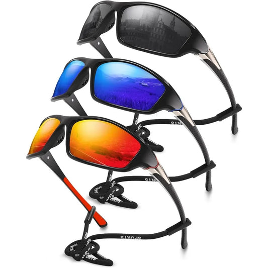Hign Concerned 3 Pack Polarized Sunglasses For Men UV400