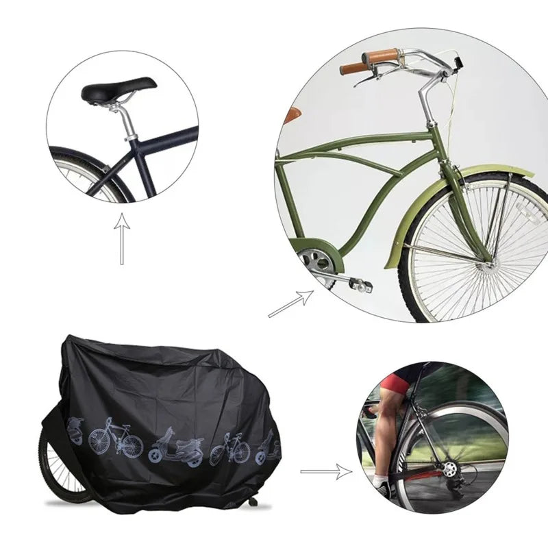 Bicycle Gear Waterproof Raincover Bike Cover Outdoor Sunshine Cover MTB Bicycle Case Cover Bike Gear Bike Accessories