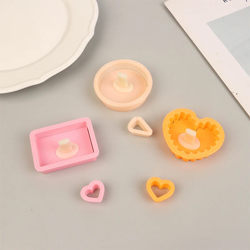 Envelope With Love Heart Shaped Cookie Cutters Stamps Flower Petal Pattern Biscuit Embosser Mould Fondant Baking Decorating Tool