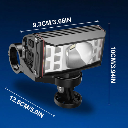 Brightness 1800LM USB Rechargeable Bike Handlebar Headlamp