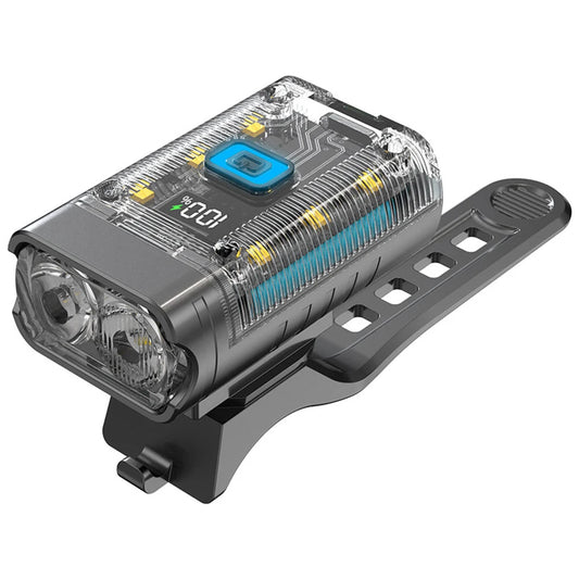 JOCESTYLE LED Bike Headlight With Horn USB 650LM Light